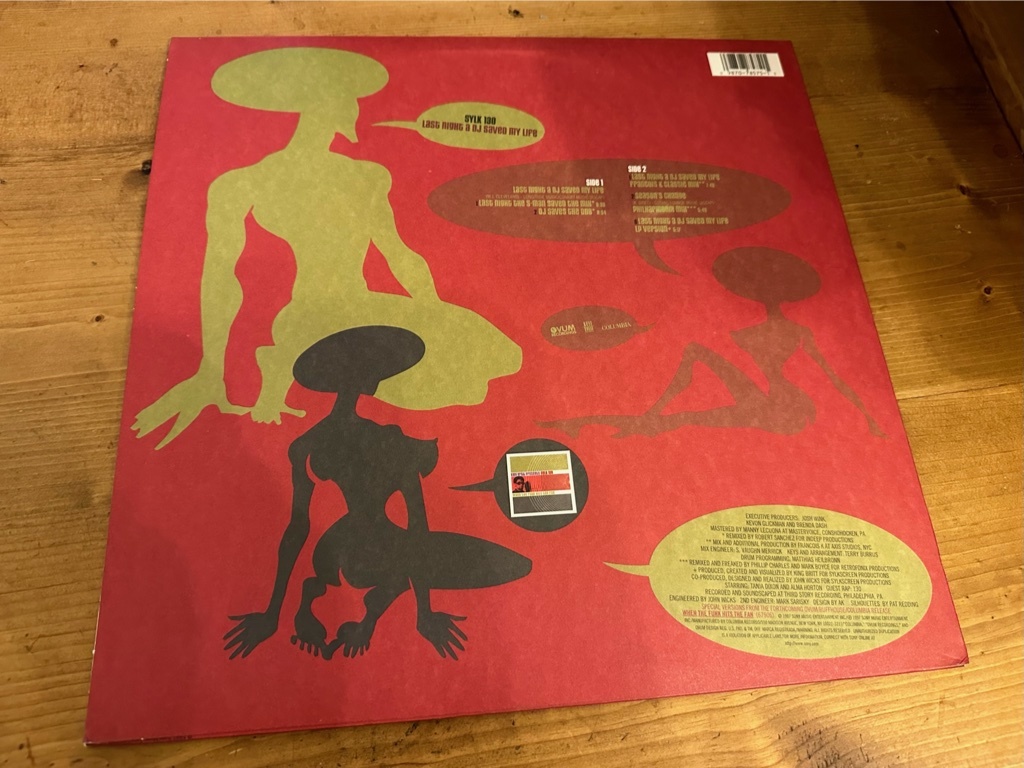 12”★King Britt Presents Sylk 130 / Last Night A DJ Saved My Life / ディープ・ヴォーカル・ハウス！Indeepのカバー！の画像2