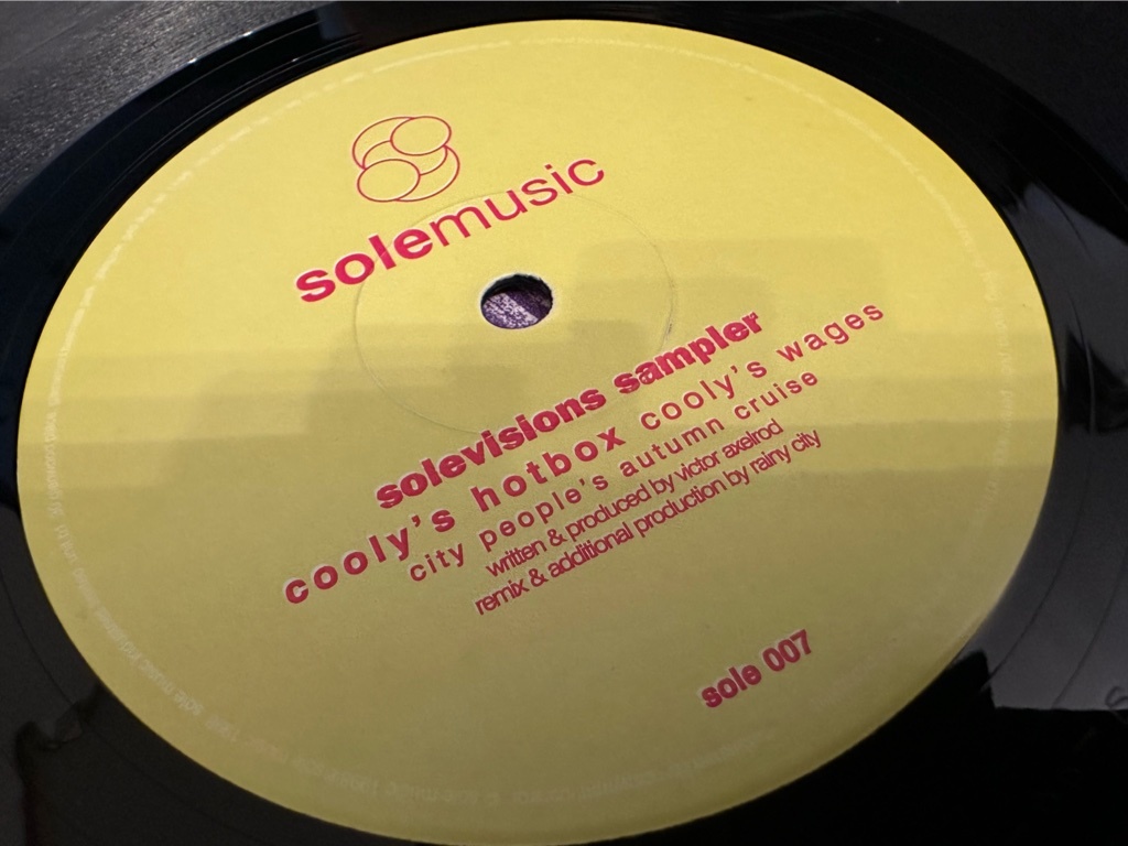 12”★Solevisions Sampler / Electric Soul / Everyday (DJ Spinna) Cooly's Hot Box / ディープ・ハウス / ダウンテンポ！_画像3