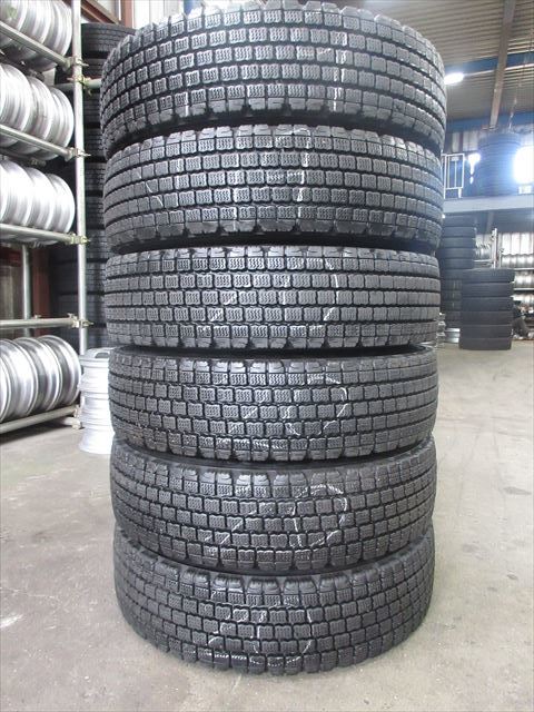 送料無料　スタッドレス　225/80R17.5　BS　W910　バリ溝　4トン17.5×6.00　再塗装　6本セット　フォワード　レンジャー　ファイター等_画像5