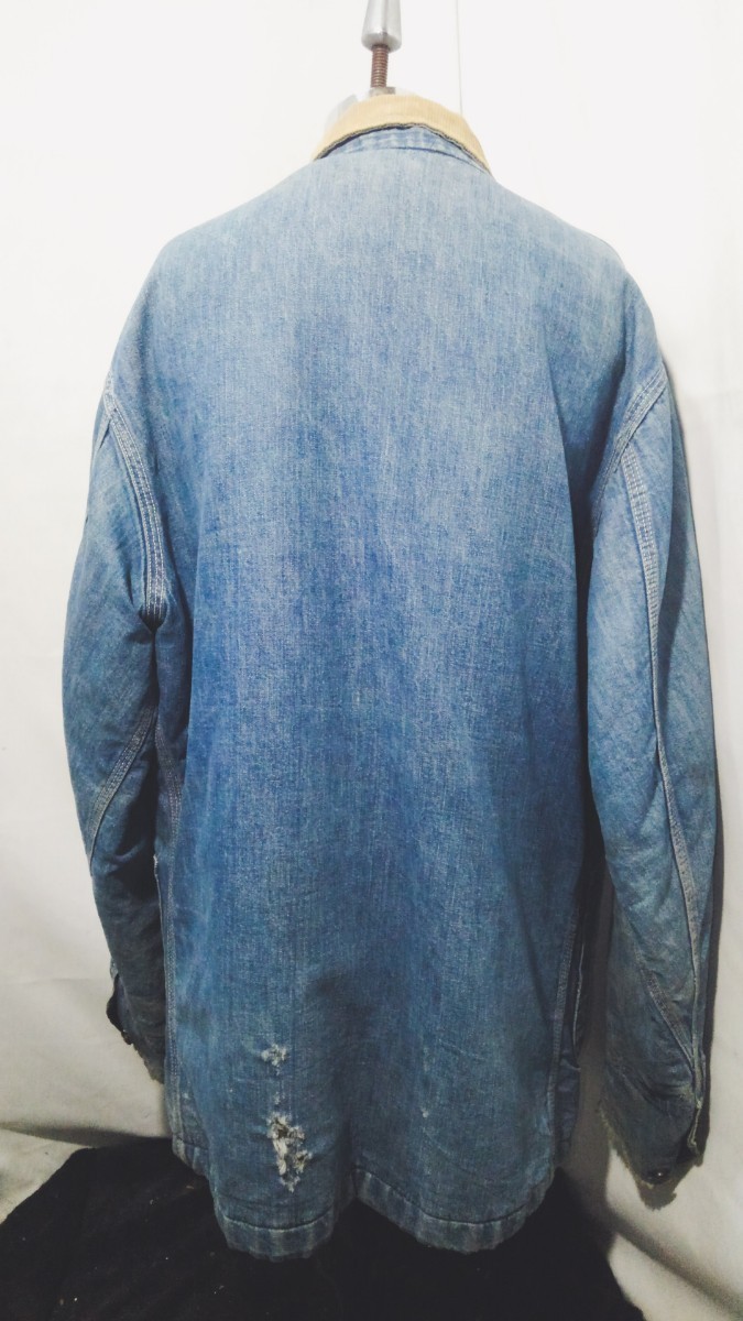 Vintage Lee 81-LJ denim coverall jacket 70s リー デニム ワーク カバーオール ジャケット ブランケット付き アメリカ製 ビンテージ_画像4