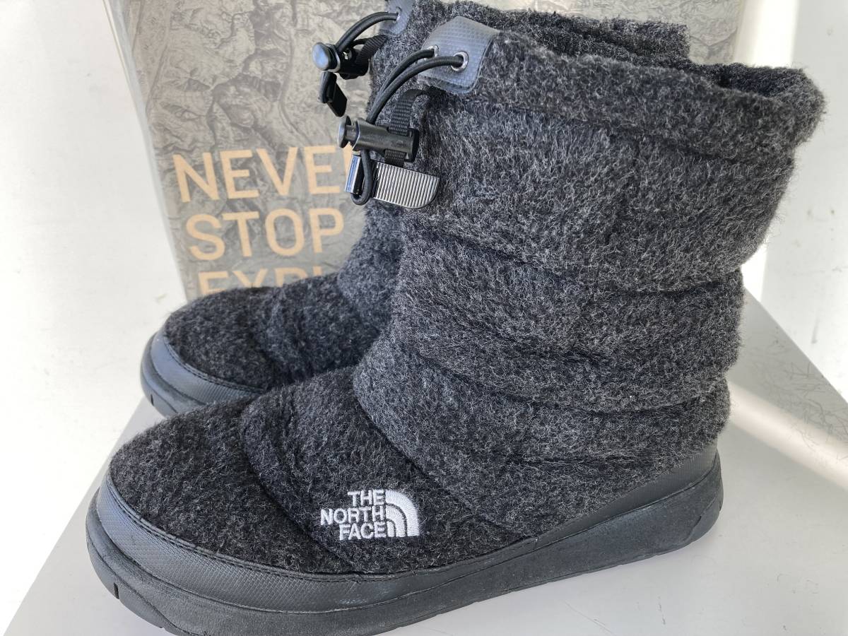 THE NORTH FACE ブーツ/25cm ヌプシ ブーティー ウール 2 ミックスグレー NFW51683☆中古_画像3