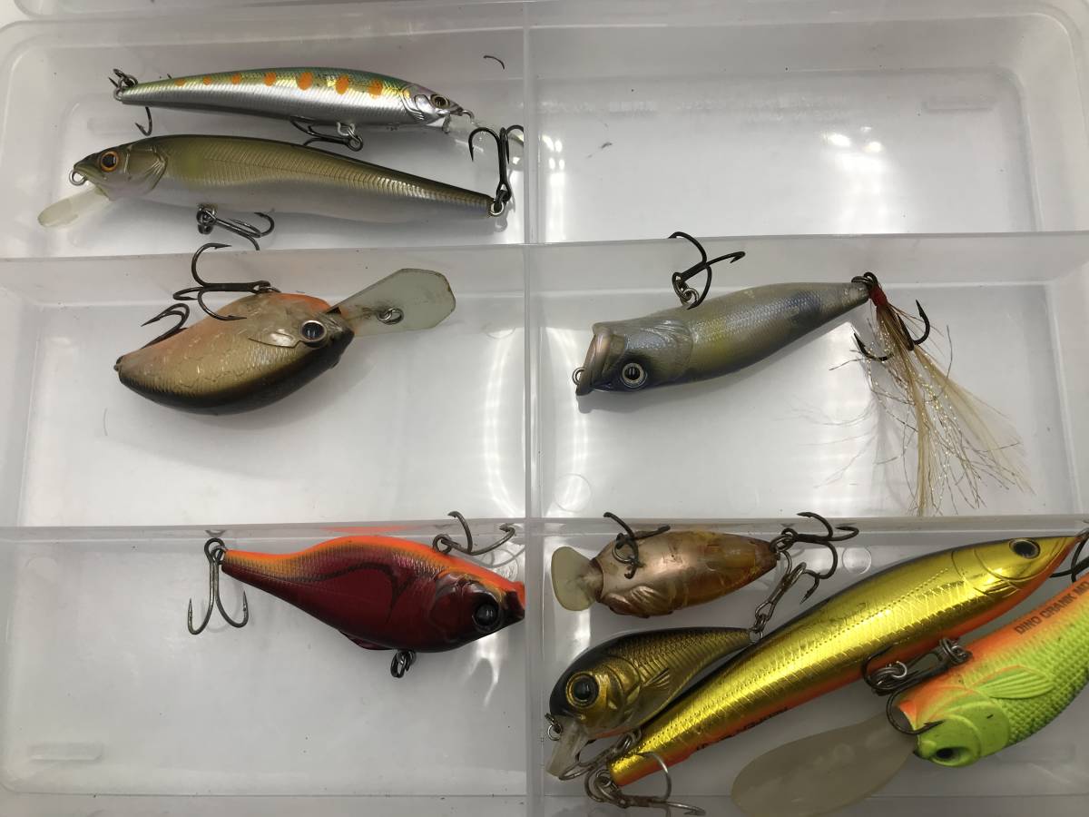 【6127】ルアーまとめ JACKALL DAIWA OSP Megabass VISION ONETEN Jr. クラッチヒッター マッシュボブ レッドペッパーJr HARDCORE POPPER_画像2