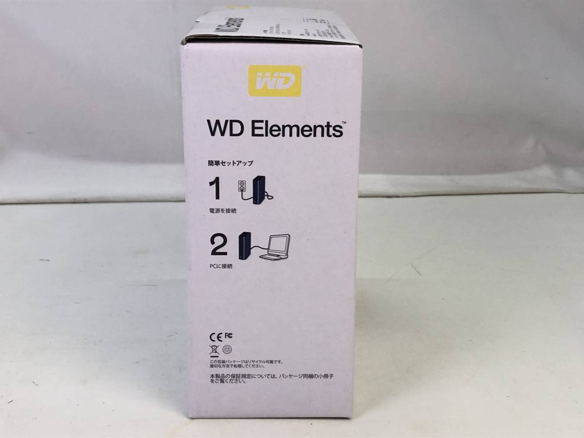 【6660】WD Elements ベーシックストレージ 8TB 外付け デスクトップ ハードディスクドライブ HDD ウエスタンデジタル 未開封 中古品_画像6