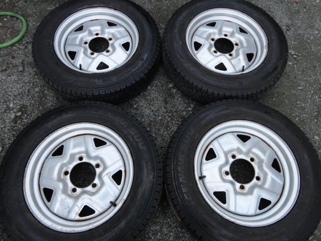 ●5504 ジムニー 5穴 美品9.5分山 GOODYEAR ICENAVI SUV 175/80R16 4本_画像6