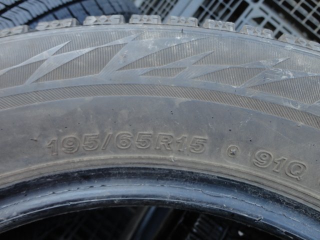 ●5605 美品9.5分山 ブリヂストン VRX2 195/65R15 4本 2017年製_画像8