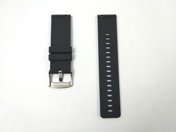  silicon Raver strap for exchange wristwatch belt 24mm SUUNTO SPARTAN gray 