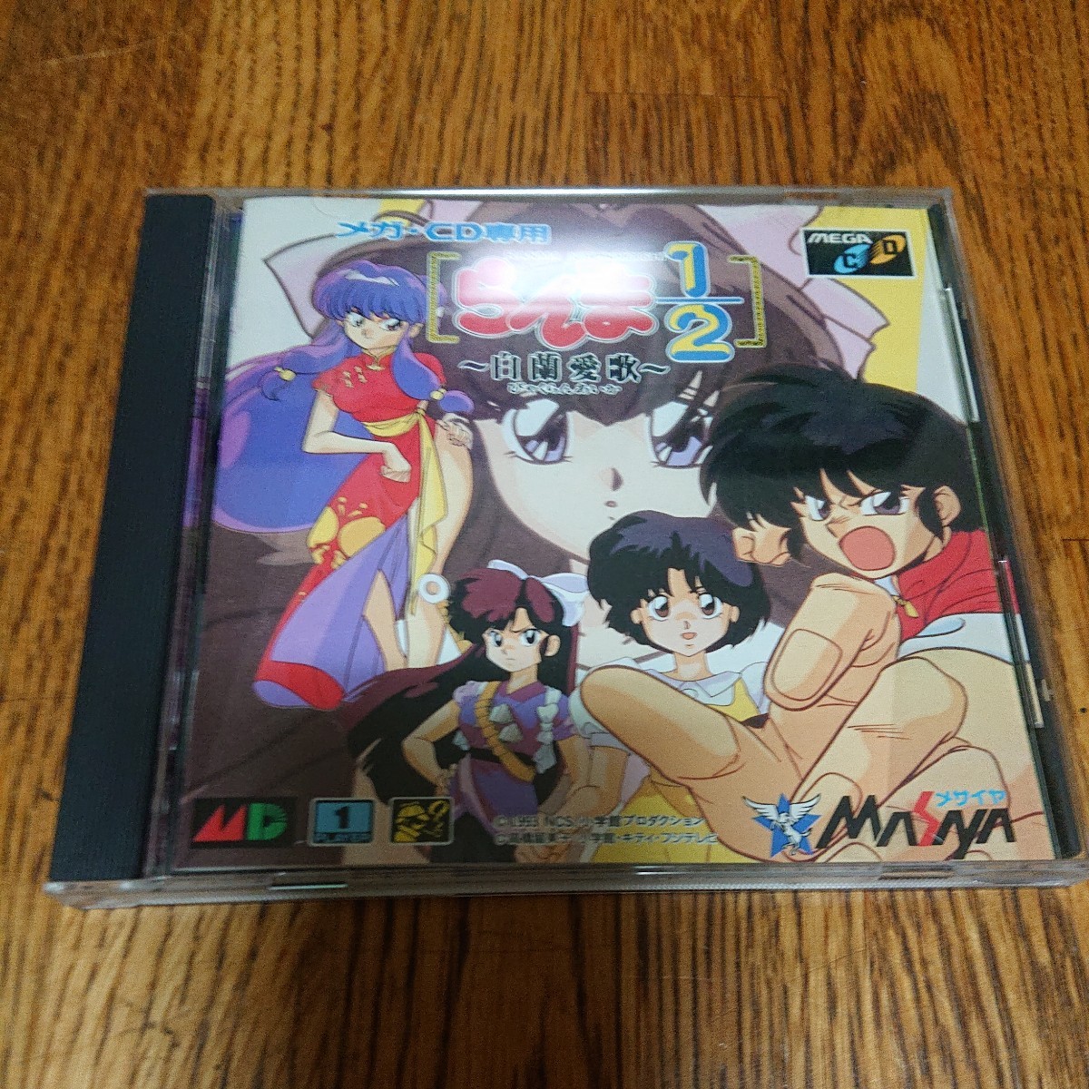 Mega CD Ranma 1/2 с телефонной картой Aika Shiran Aika