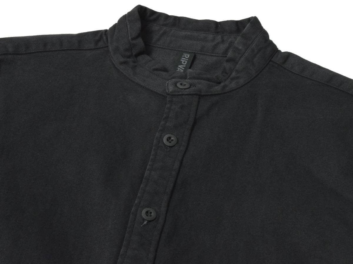 未使用 ripvanwinkle リップヴァンウィンクル work-shirt ワークシャツ 3 ハイパワーストレッチ Graphite RB-209_画像4