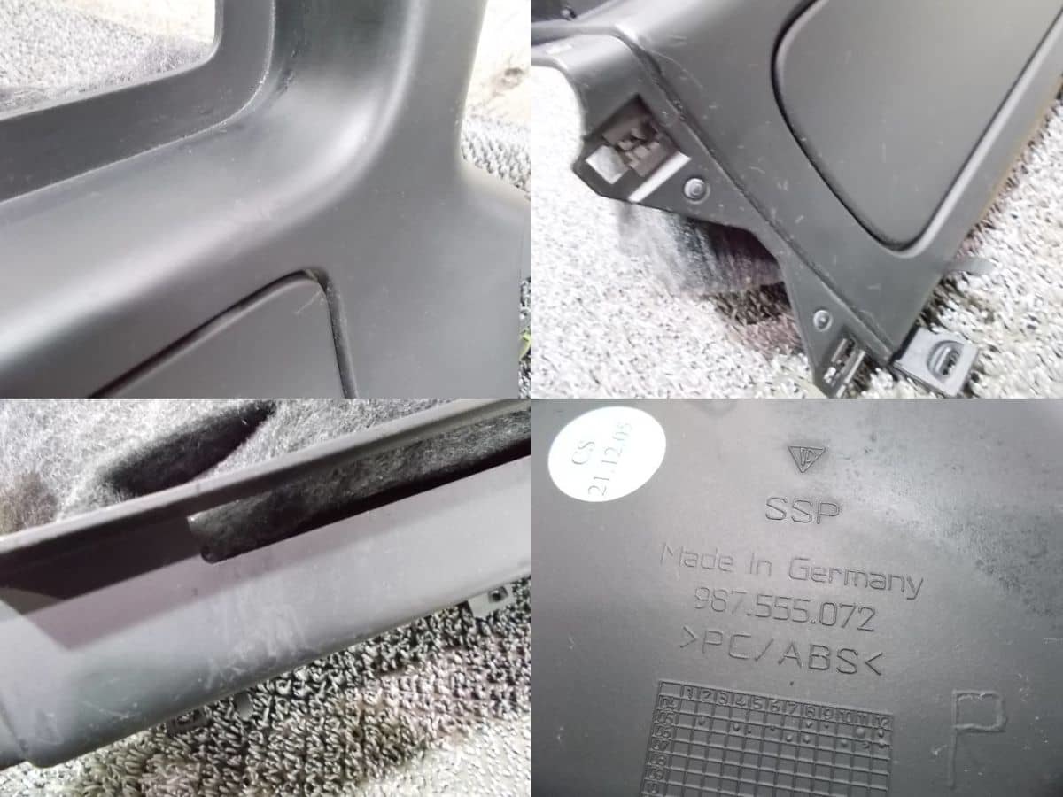 * super-discount!*PORSCHE Porsche 987 Cayman S left steering wheel original normal rear boots storage compartment right 98755666301 / 2Q9-293