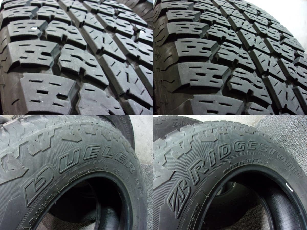 ★激安!★BRIDGESTONE ブリヂストン DUELER デューラー A/T 245/75R17 112T タイヤ 4本 ジープ ラングラー 等 / Q3-1021_画像6