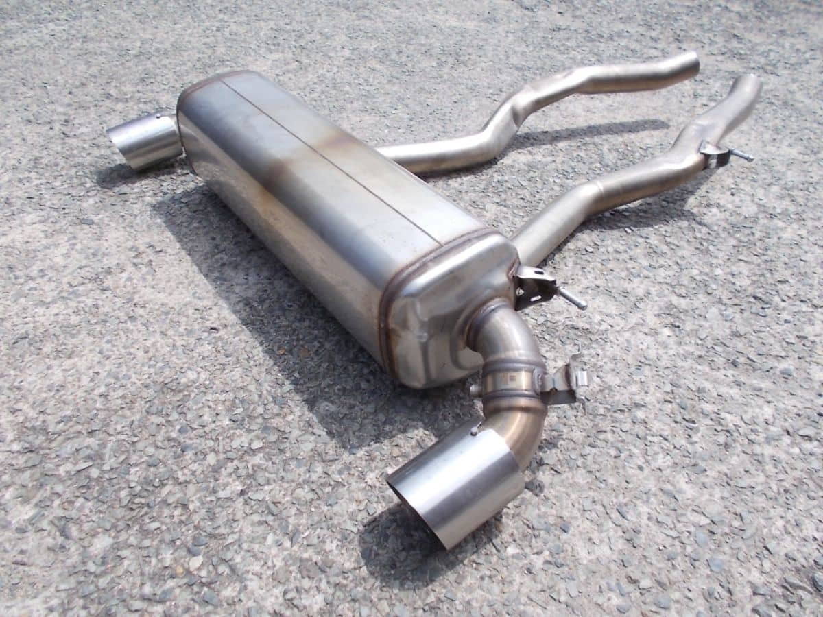 * super-discount!*A90 DB42 Supra original normal muffler rear piece right and left putting out 7933805 / P8-1071