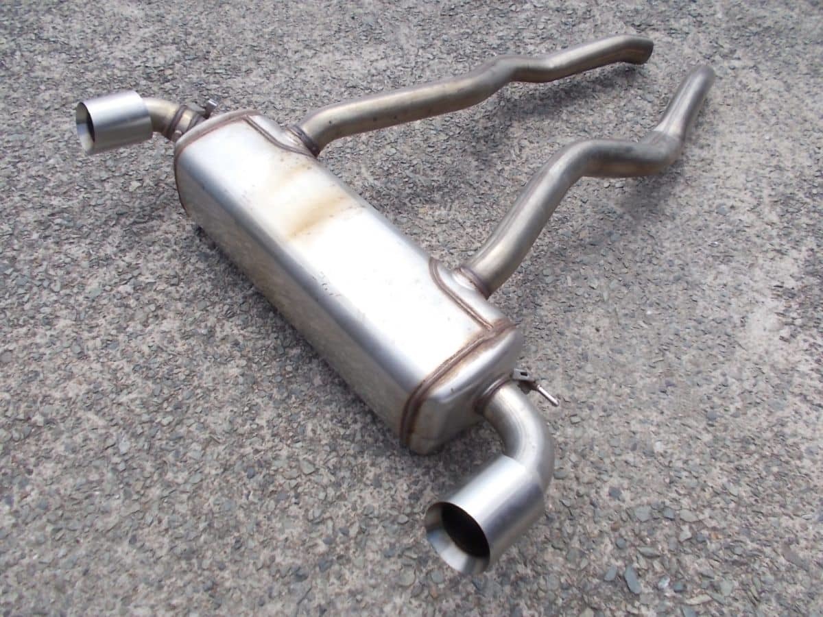 * super-discount!*A90 DB42 Supra original normal muffler rear piece right and left putting out 7933805 / P8-1071