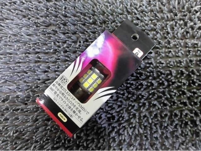 ★新品!★Valenti ヴァレンティ S25 シングル LEDバルブ S25S-W2781-2 汎用 / H7-245_画像1