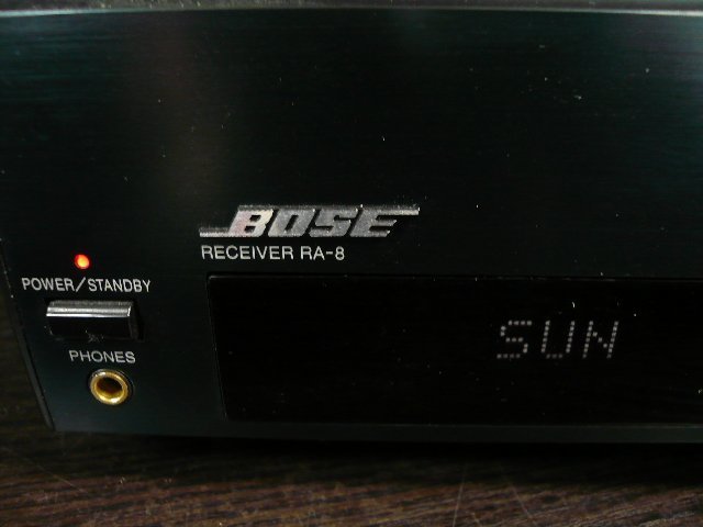 EMB-63238-45 BOSE ボーズ RECEVER ステレオチューナーアンプ RA-8 リモコン AMS-11付き_画像3