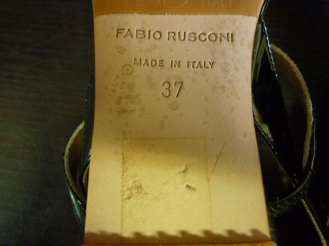 EMB-63242-08 FABIO RUSCONI ファビオ ルスコーニ 37 レディース サンダル 靴の画像4
