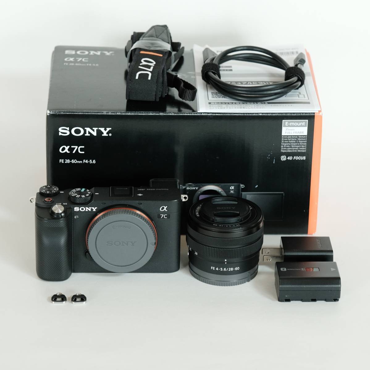 [シャッター数6,381回] SONY α7C（ILCE-7C）ズームレンズキット ブラック / ソニーEマウント / フルサイズミラーレス一眼_画像1