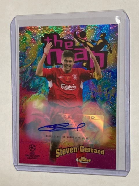 都内で UEFA Topps 2022-23 Competition 直筆サインカード