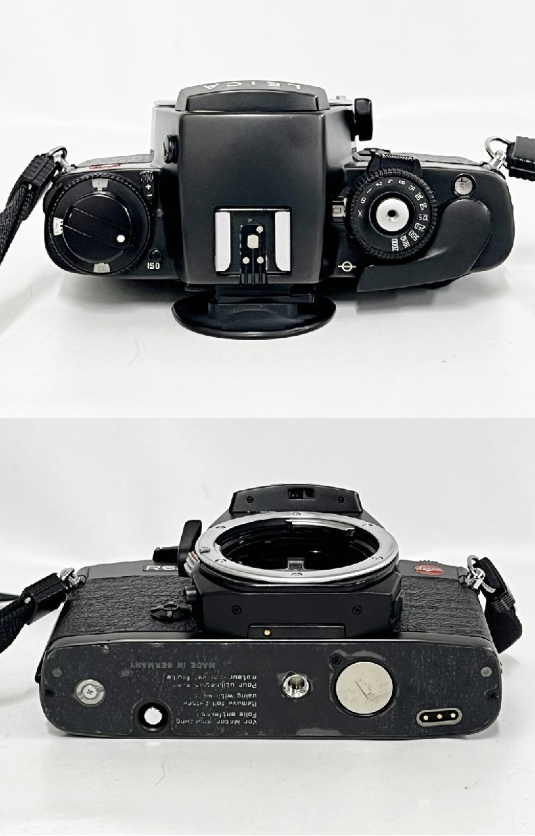 ★通電・シャッターOK◎ LEICA ライカ R6.2 一眼レフ フィルムカメラ ブラックボディ 説明書付 14630O15-7_画像3