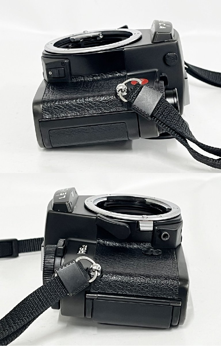 ★通電・シャッターOK◎ LEICA ライカ R6.2 一眼レフ フィルムカメラ ブラックボディ 説明書付 14630O15-7_画像4