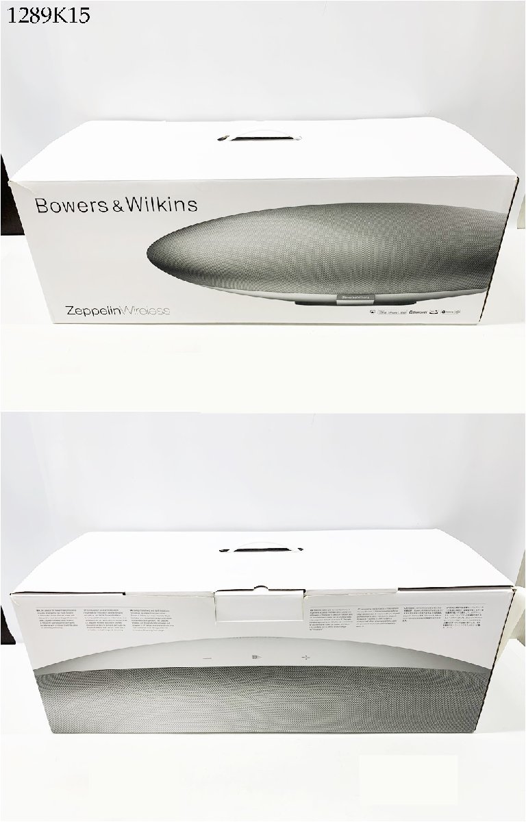 ★Bowers＆Wilkins バウアーズ＆ウィルキンス Zeppelin ツェッペリン ワイヤレス スピーカー ホワイト 音響機器 元箱 現状品 1289K15_画像8