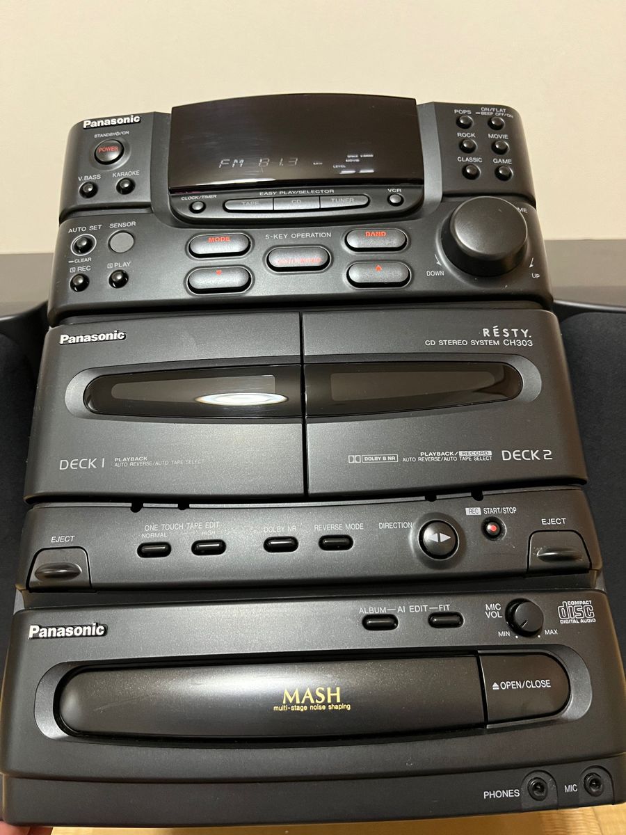 パナソニック CD Wカセットコンポ SA-CH303|Yahoo!フリマ(旧 パナソニック CD Wカセットコンポ SA-CH303|Yahoo!フリマ(旧