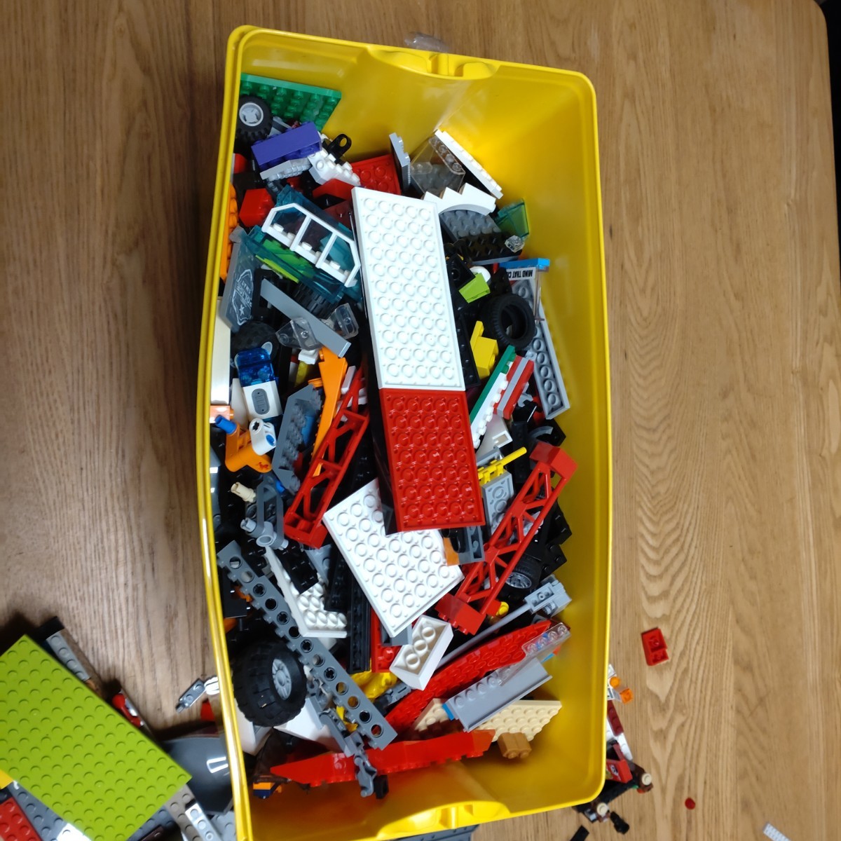  LEGO レゴ バラバラ ブロック パーツ プレート 大量 約8kg まとめ売り タイヤ_画像6