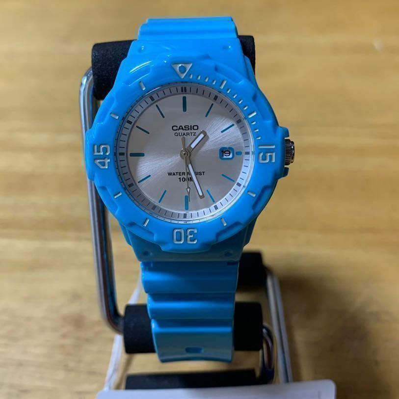 【新品】【箱無し】カシオ CASIO 腕時計 レディース LRW-200H-2E3 クォーツ シルバー ライトブルー_画像2