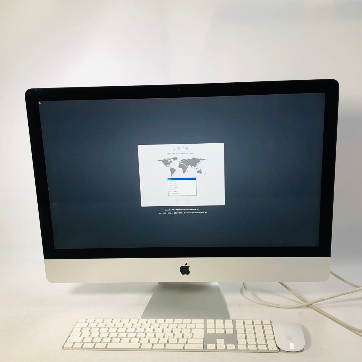 ジャンク iMac Retina 5Kディスプレイモデル 27インチ (Early 2019) Core i5 3.0GHz/16GB/FD 2.12TB MRQY2J/A_画像1