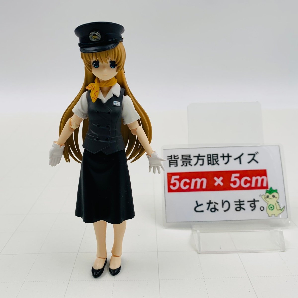 中古品 トミーテック figma SP-062 10th 鉄道むすめ 三陸鉄道 運転士 久慈ありす_画像2