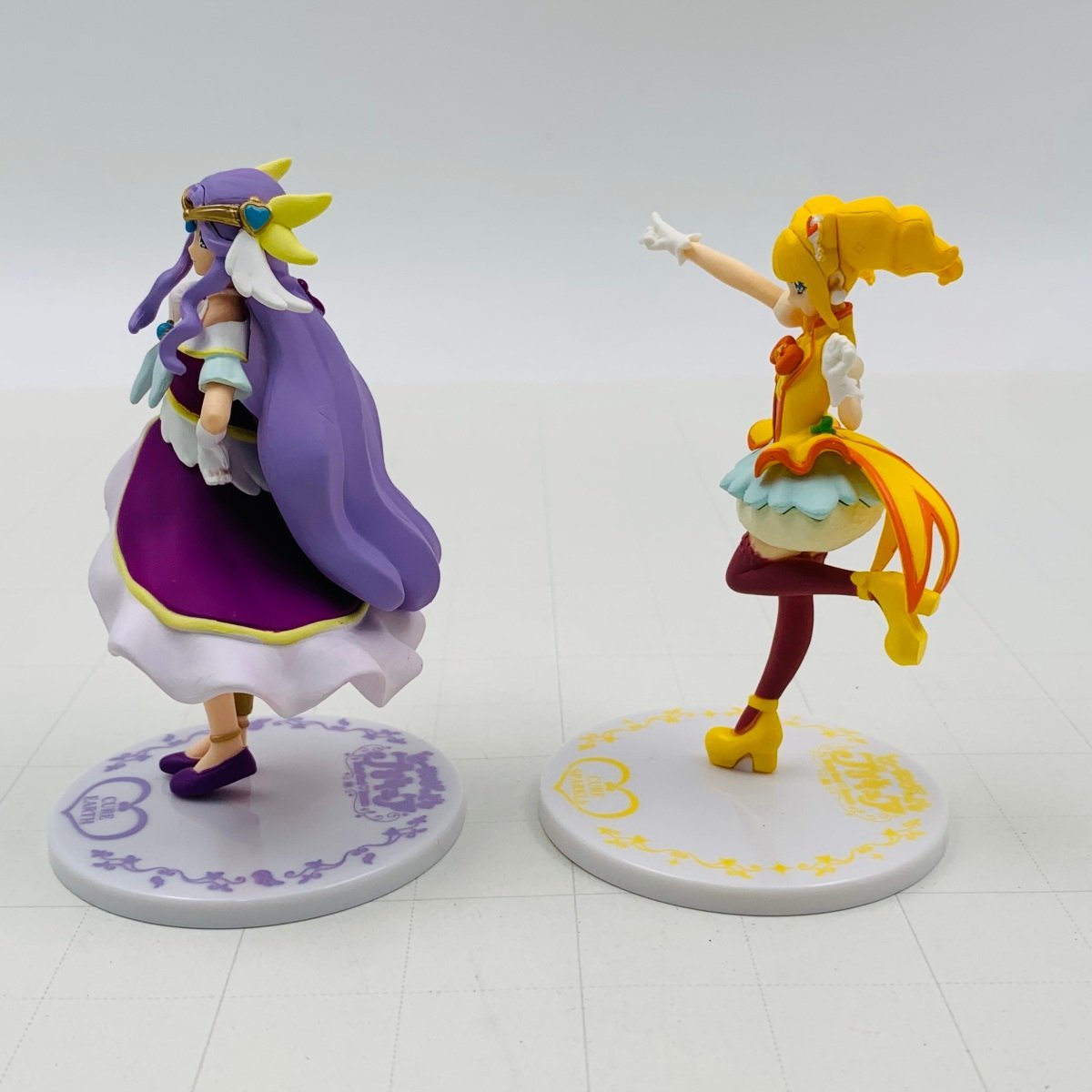 中古品 ヒーリングっどプリキュア キューティーフィギュア キュアグレース フォンテーヌ スパークル アース 4種セット_画像8