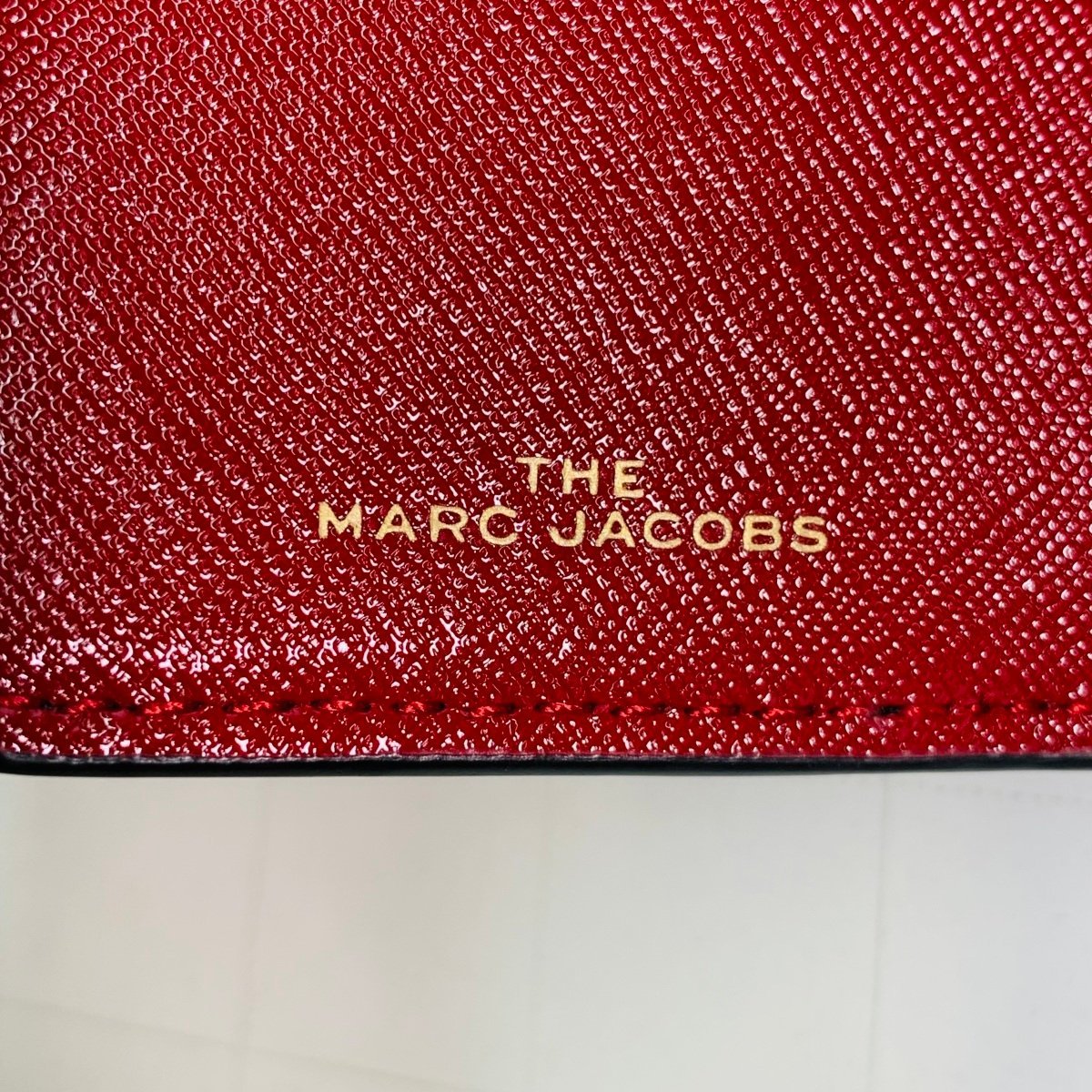Marc Jacobs マークジェイコブス スナップショット バイカラー ウォレット 財布 ブラック ボルドー_画像5