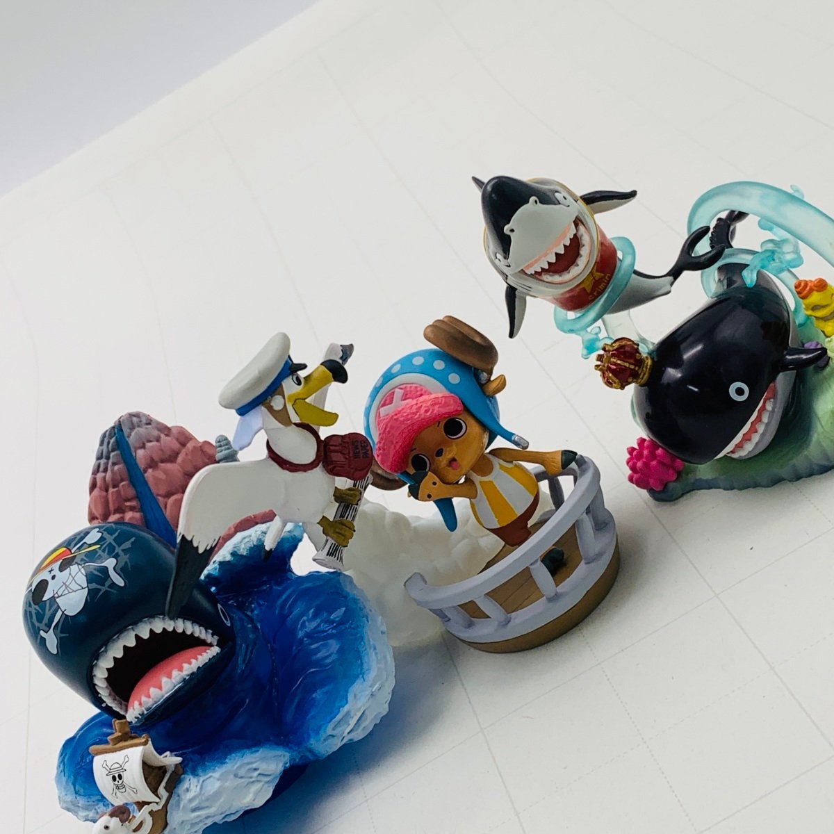 中古品 デスクトップシアターフィギュア SEA ANIMALS ワンピース 全3種セット_画像2