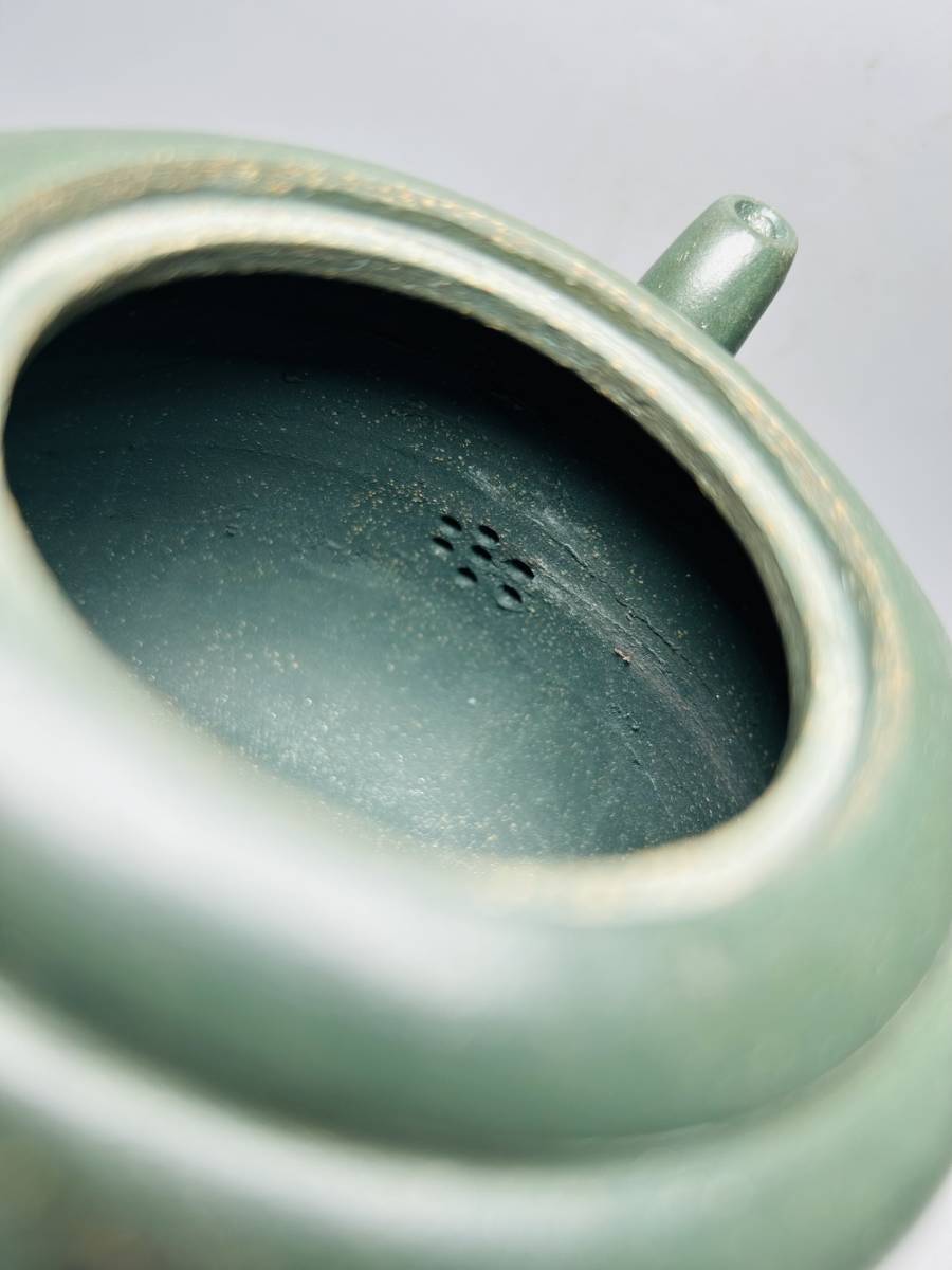 高品質 B:6218N 中国骨董 人間国宝 紫砂壷 陶芸 磁器 【鉄画軒紫砂壷