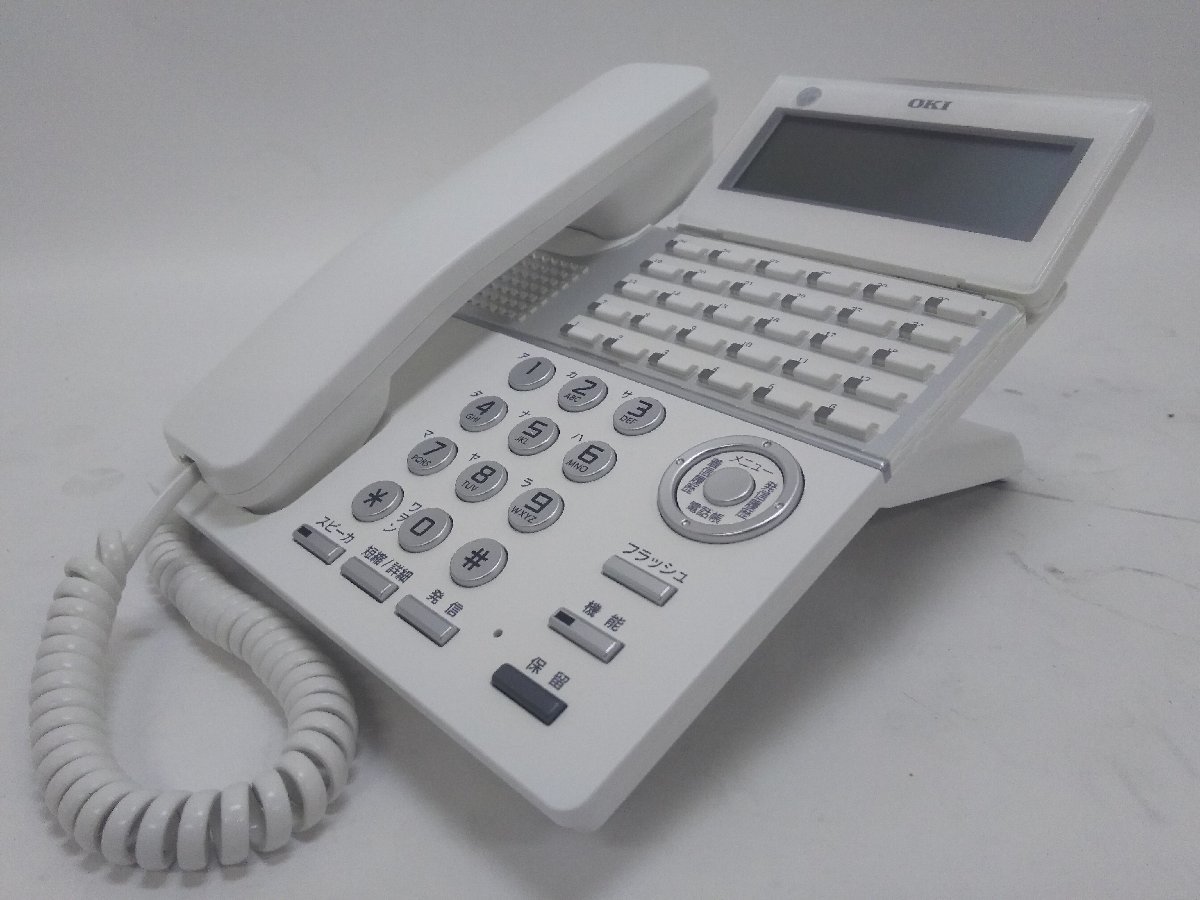 中古 ビジネスホン 電話機 OKI【MKT/ARC-30DKHF-W-02A】CROSCORE2で動作確認済み_画像1