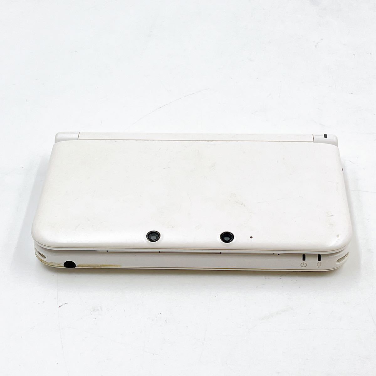 11AB60 Nintendo 任天堂 3DS LL 本体のみ ホワイト SPR-S-JPN-C0 ジャンク扱い 動作未確認 中古 現状品_画像3
