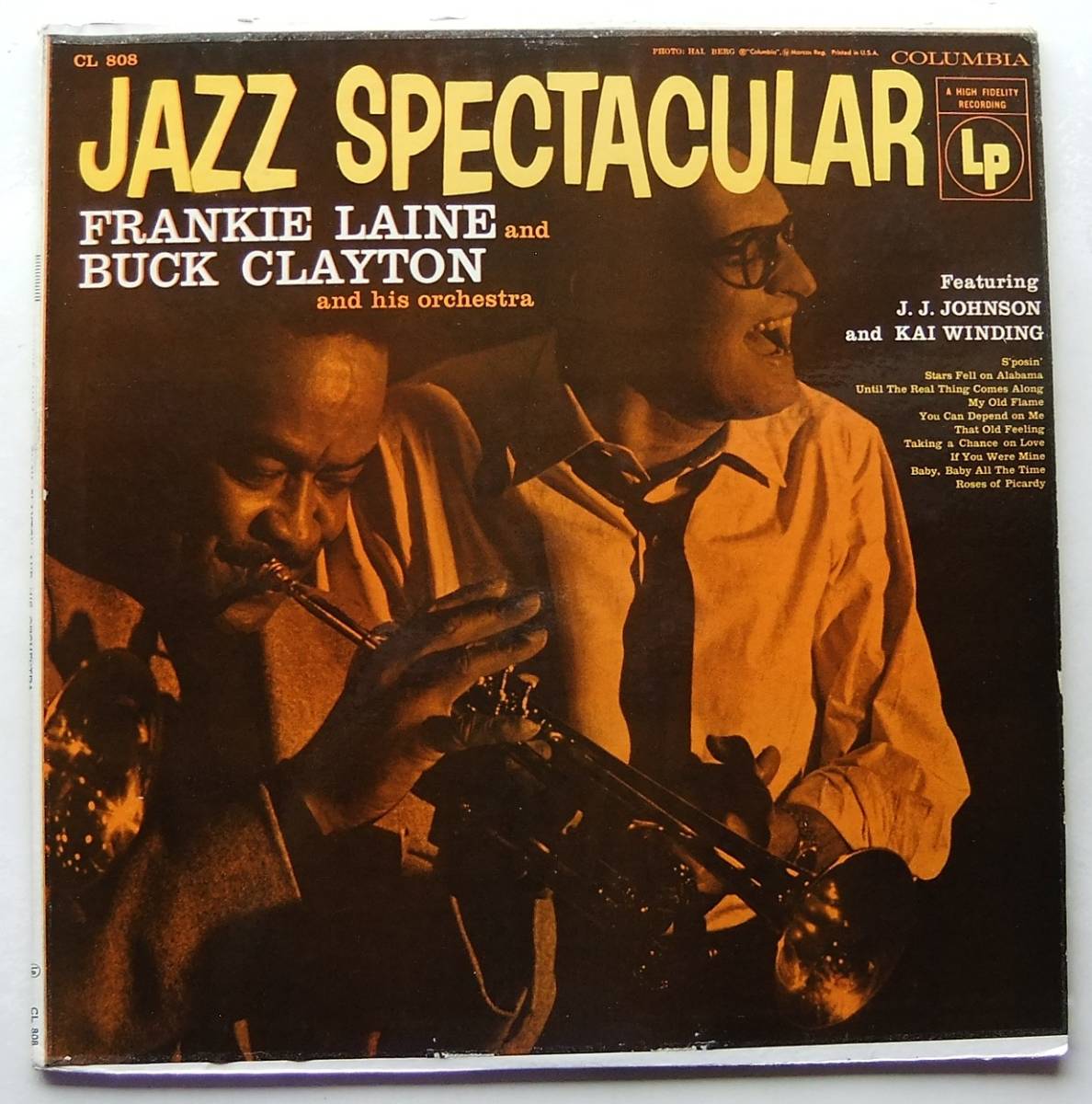 ◆ FRANKIE LAINE & BUCK CLAYTON / Jazz Spectacular ◆ Columbia CL 808 (6eye:dg) ◆ W_画像1
