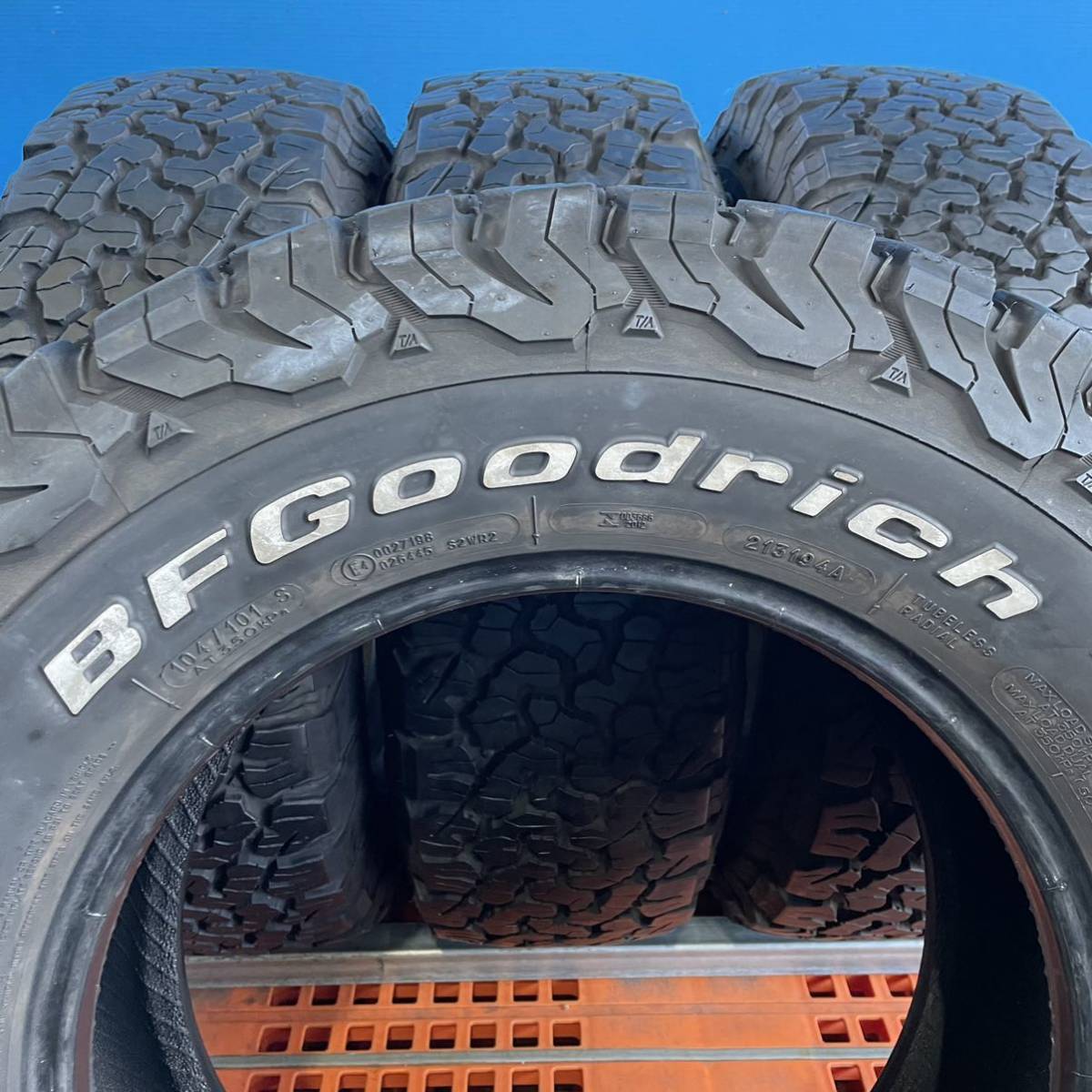 235/70R16 104/101S BFGOOd rich AII-Terrain T/A サマータイヤ　235/70/16 4本　2018年製造_画像7