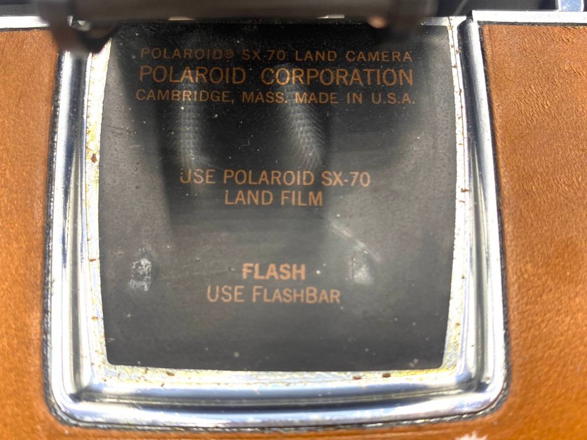 POLAROID/ポラロイド SX-70 LAND CAMERA/ランド カメラ インスタント カメラ ヴィンテージ レトロ_画像6