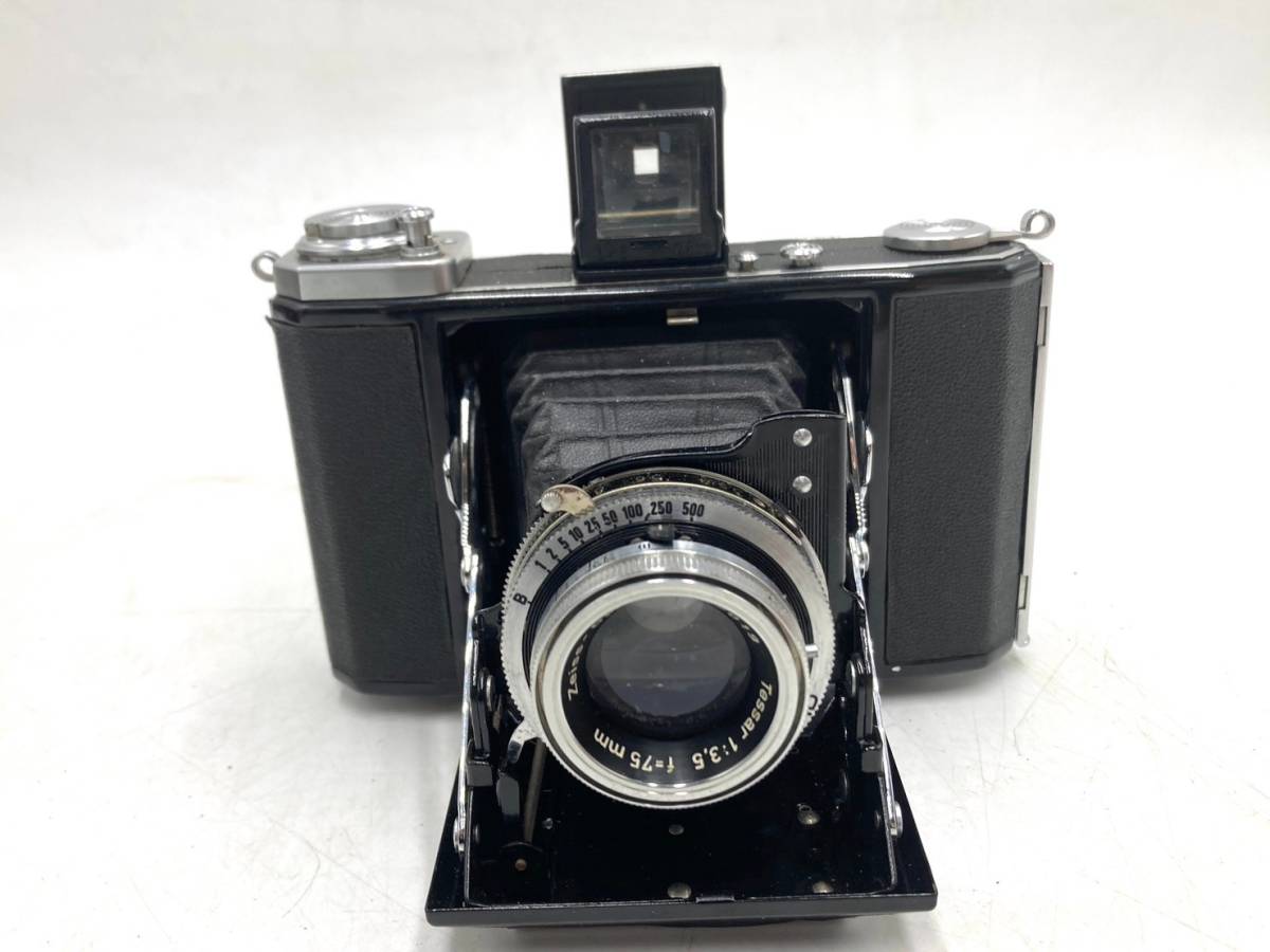 ZEISS IKON/ツァイスイコン 蛇腹 カメラ 1:3.5 f=75mm ケース付き レトロ ヴィンテージ_画像2