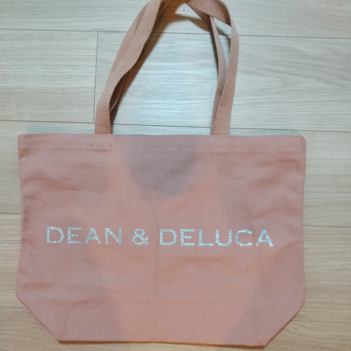 値下【DEAN&DELUCA*ディーン&デルーカ】チャリティートート*L コーラル★数量限定_画像1