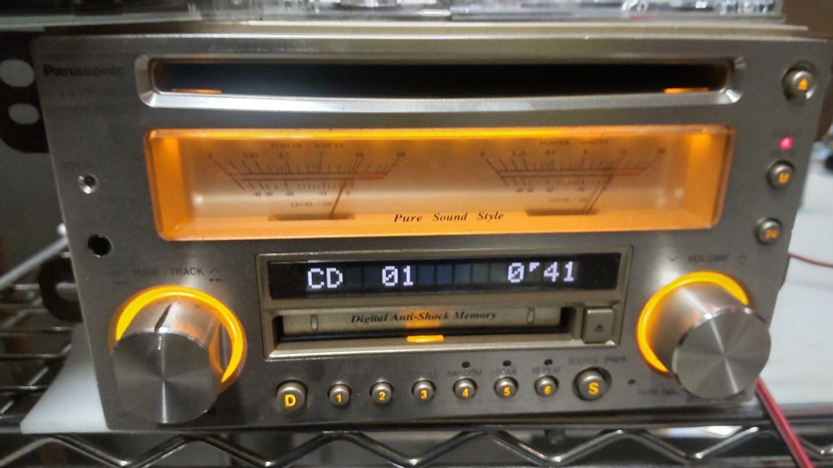 CQ-VX5500D　　パナソニック　2DINオーディオ CD MD