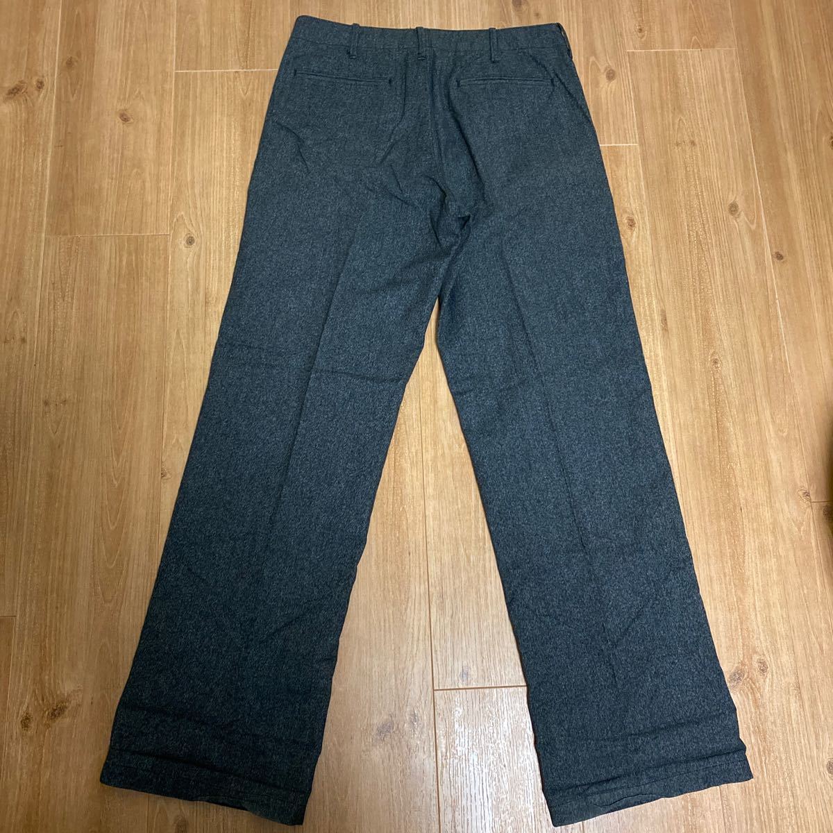 CUSHMAN クッシュマン 22686 BLACK CHAMB RAY TROUSERS ブラックシャンブレー トラウザーズ パンツ 34インチ ワークパンツ_画像4