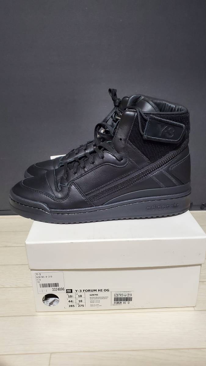 Y-3 FORUM HIGH OG "TRIPLE BLACK" GZ8795 (ブラック/ブラック/ブラック)