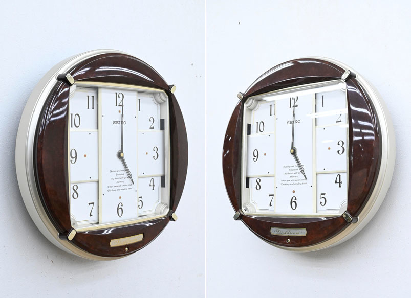 SEIKO RE544B ディスクドリーム からくり時計 掛時計 HiFi音源 SEIKO RE544B ディスクドリーム からくり時計 掛時計 HiFi音源
