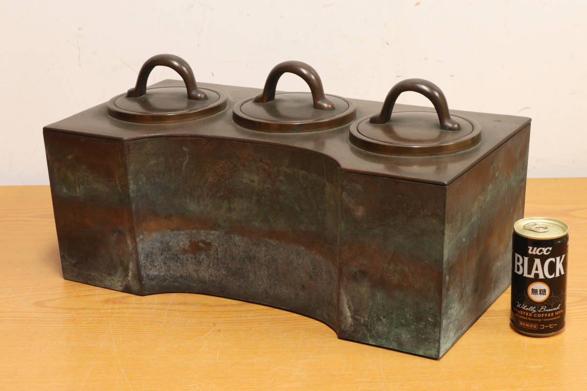 K719 銅製 熱燗器 酒燗器 野燗炉 燗銅壷 重量12.2kg