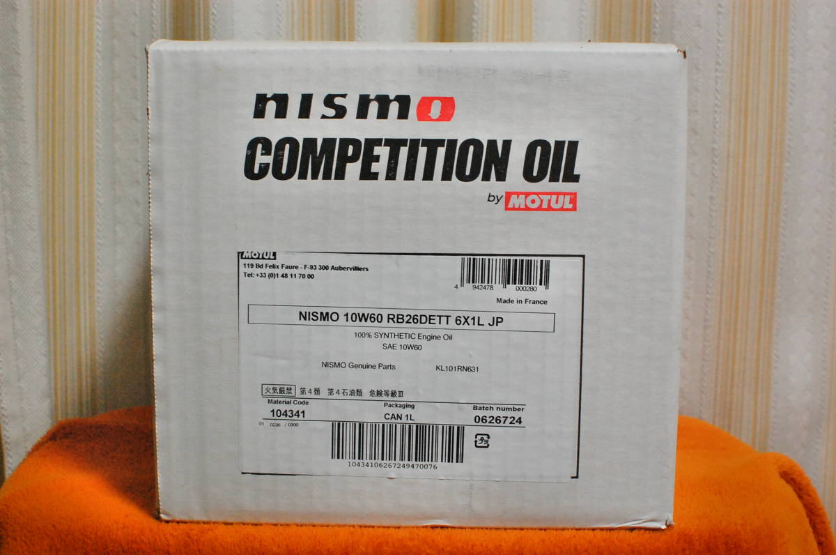 【日本全国送料無料】NISMO ニスモ エンジンオイル 10W60 1L×6本_画像2