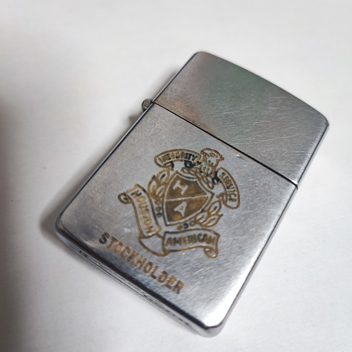 ZIPPO 1969年製　ジッポ ジッポー ジッポライター　Huston American 中古　１円スタート_画像1