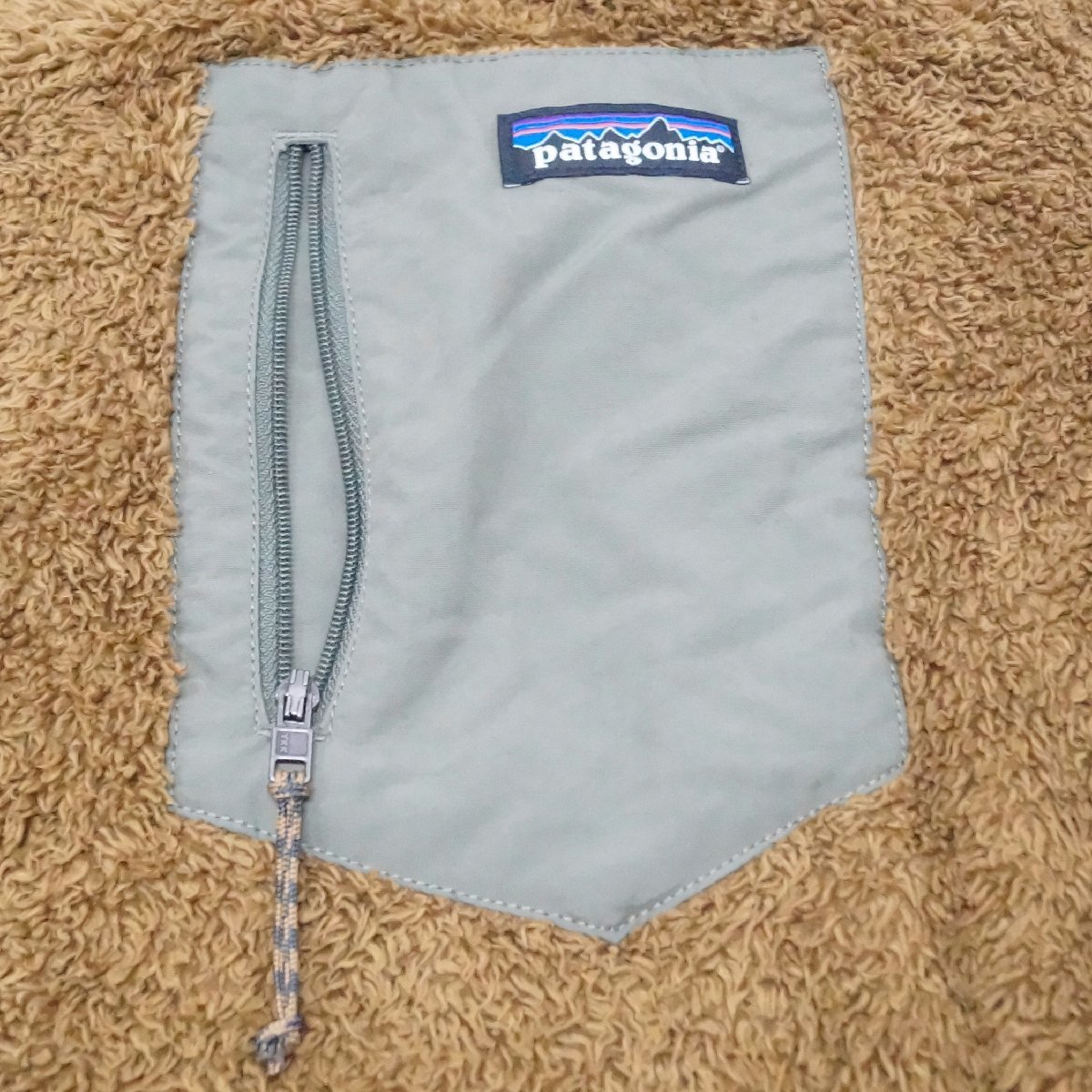 中古 パタゴニア PATAGONIA ロスガトスクルー サイズ M フリース トップス ファスナーポケット STY25895FA19 一部毛玉あり_画像4