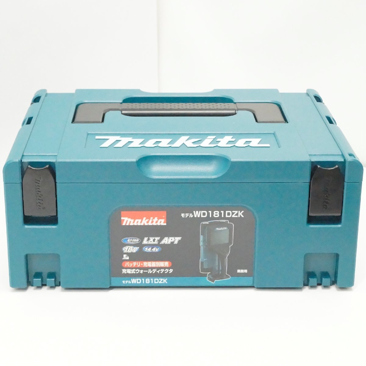 未使用 未開封 makita マキタ 充電式 ウォールディテクタ 18V 14.4V WD181DZK バッテリ 充電器別販売 ケースにすりキズ 汚れあり_画像1