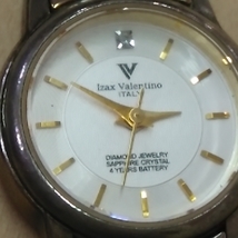 [アイザックバレンチノ] 腕時計 ラウンド 1Pダイヤモンド IVL-650-4レディース 動作品